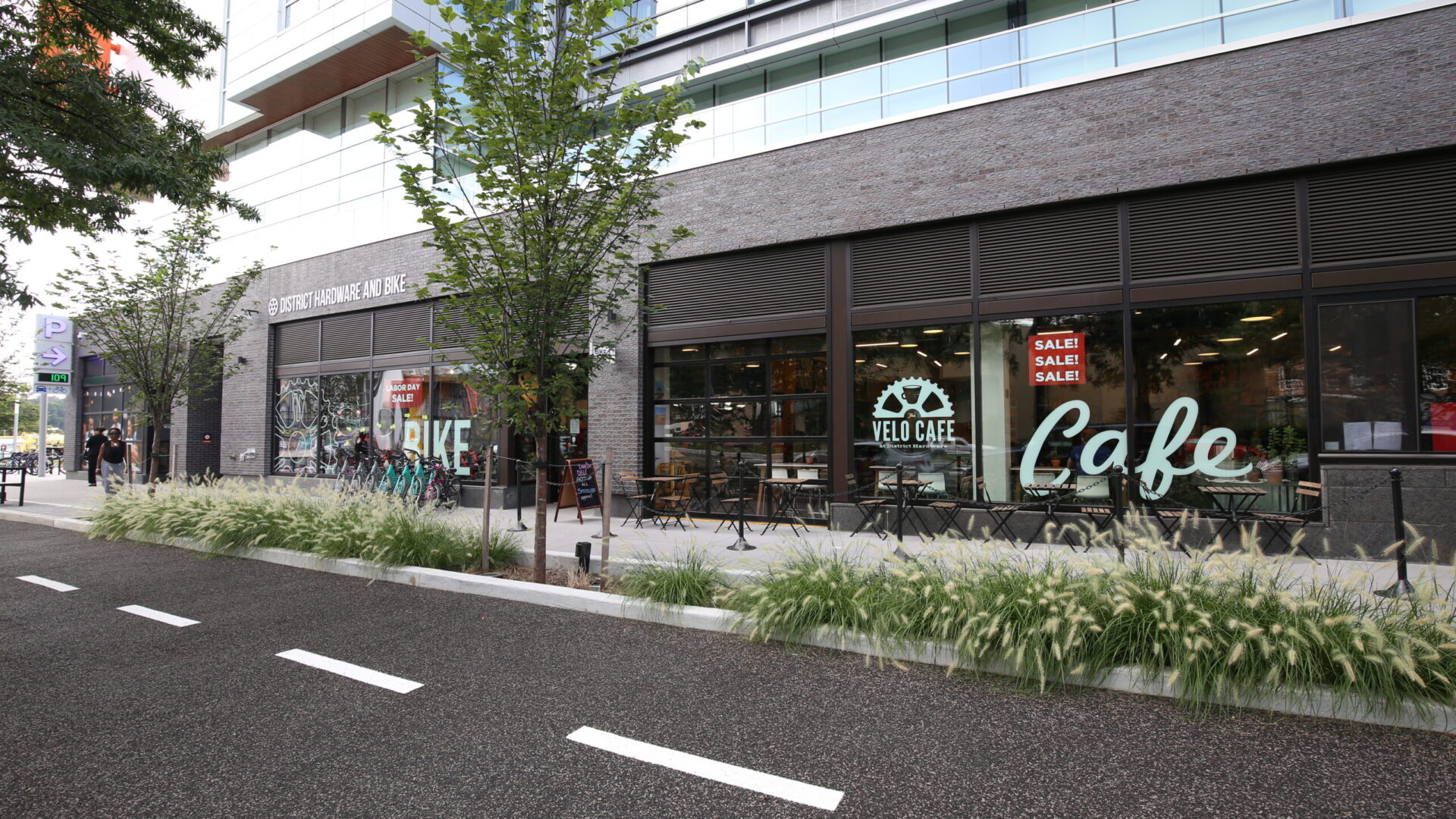 District Hardware and Bike - Exterior Facade