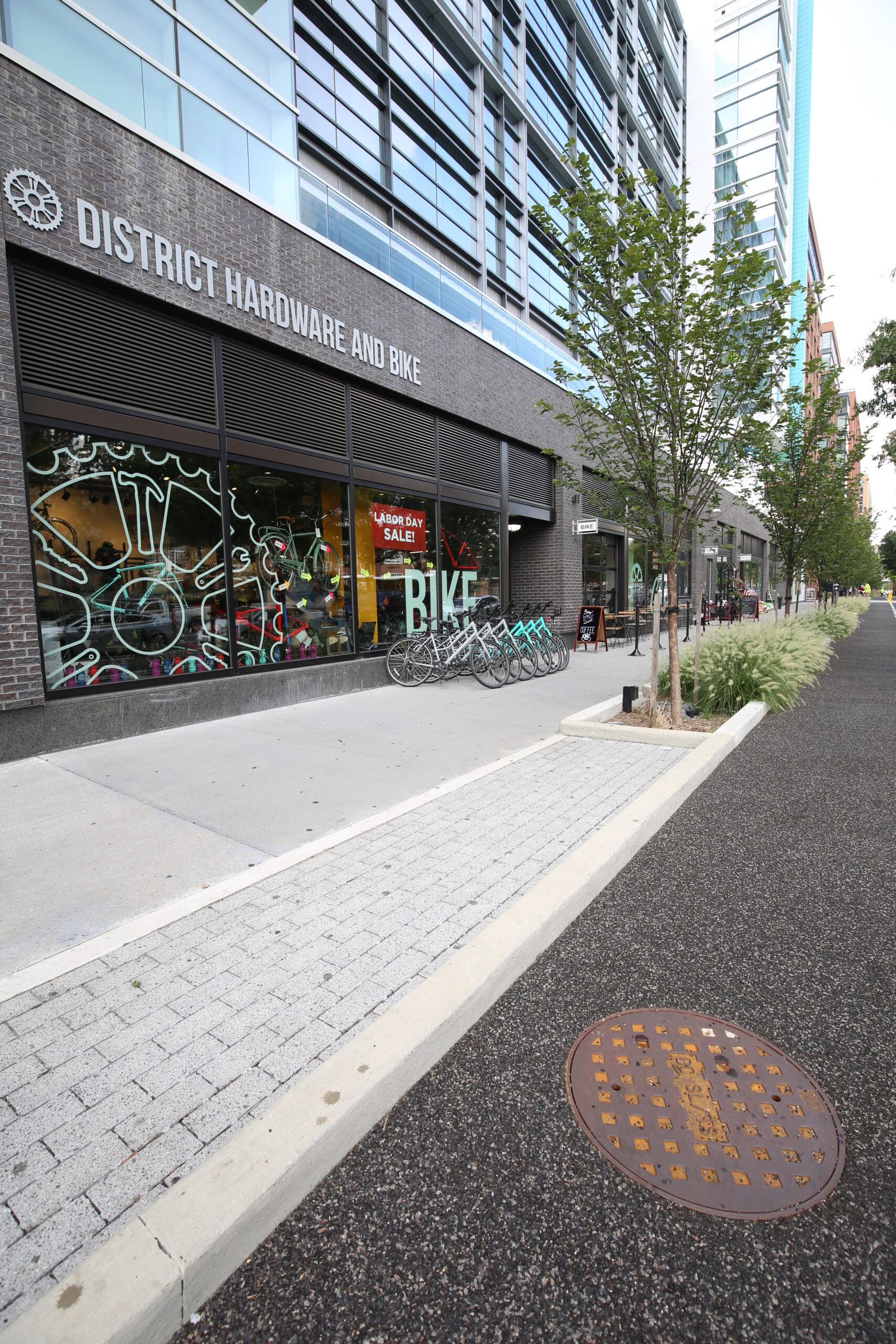 District Hardware and Bike - Exterior Facade