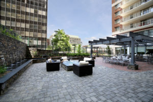 Randolph Towers - Outdoor Lounge