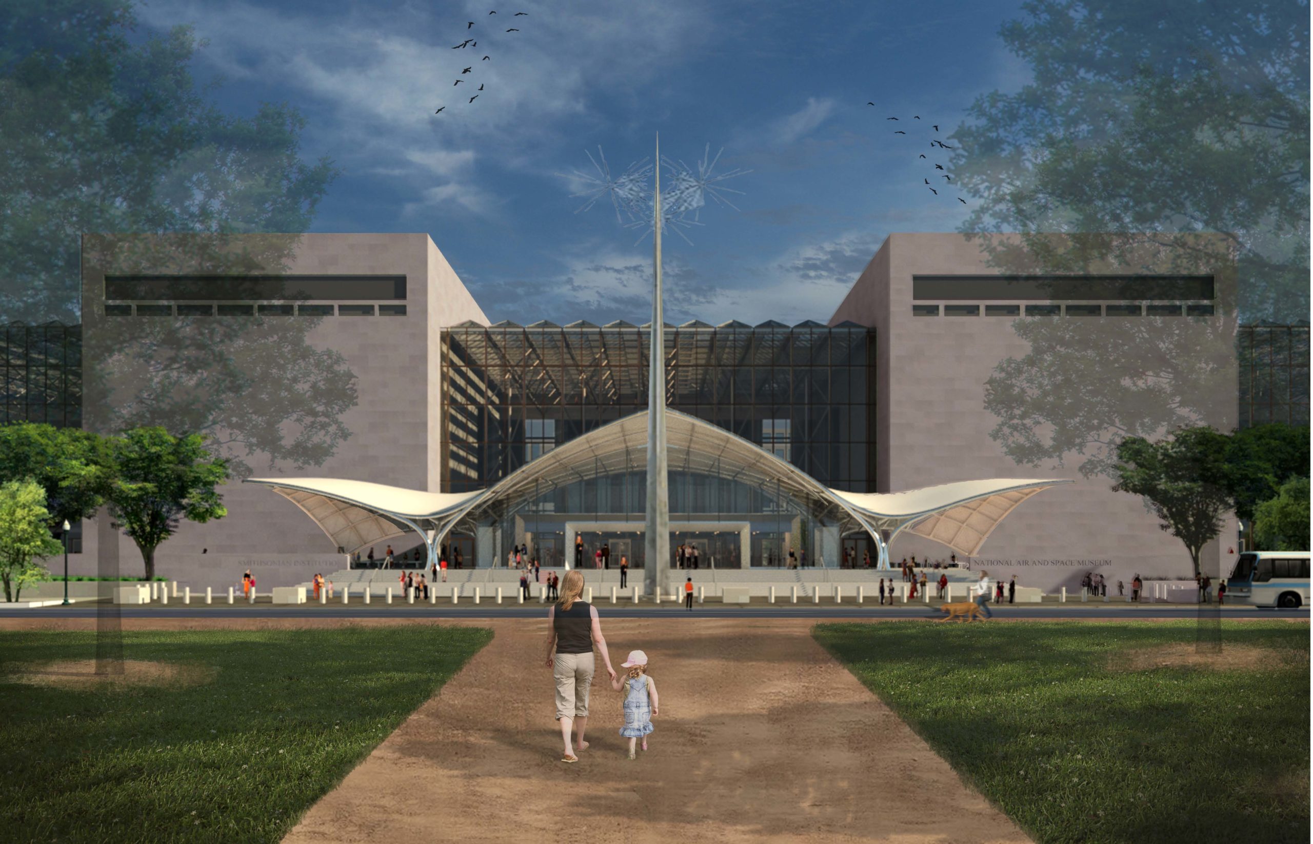 National Air and Space Museum - Rendering
