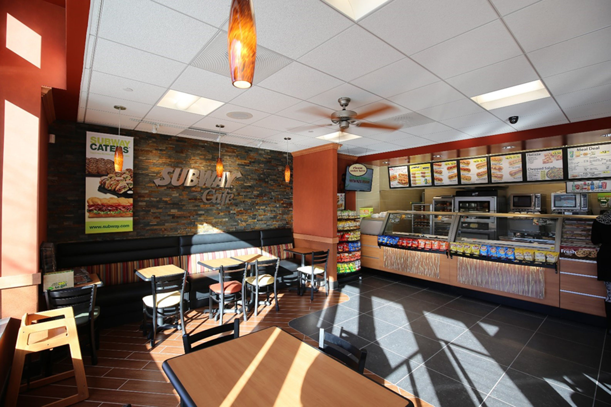 Subway - Dining Area and Counter