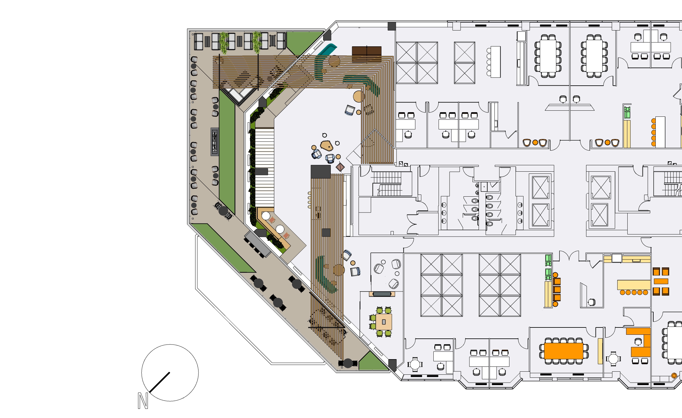 Treehouse Tenant Lounge Concept - Floor Plan